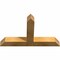 Ekena Millwork Portland Rough Sawn Timber Gable Bracket, Western Red Cedar, 36"W x 23"H x 4"D x 4"F, 15/12 Pitch GBW036X23X0404POR00RWR - alternate 4